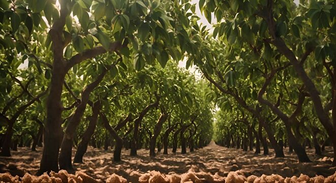 Avocado plantation.