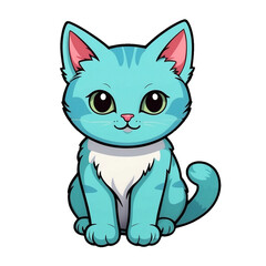 Adorable Cat Sticker Collection with Playful Poses and Expressions, Perfect for Cat Lovers, Generative AI