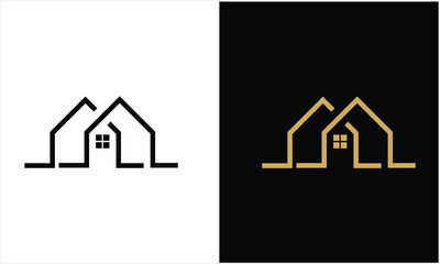 Simple Real Estate Logo Monogram