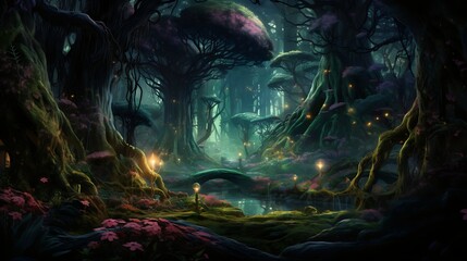 Enchanted Woods: A Mystical Realm