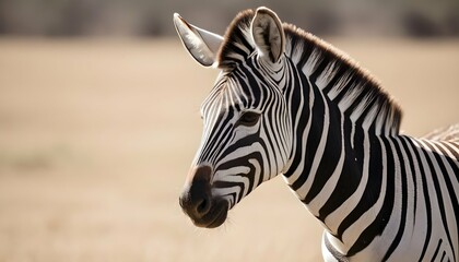 A Zebra With A Curious Expression Investigating I Upscaled 4