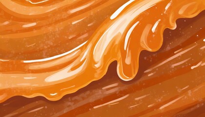 caramel background texture sweet melted sugar backdrop - obrazy, fototapety, plakaty