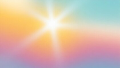 blur sun gradient pastel color background