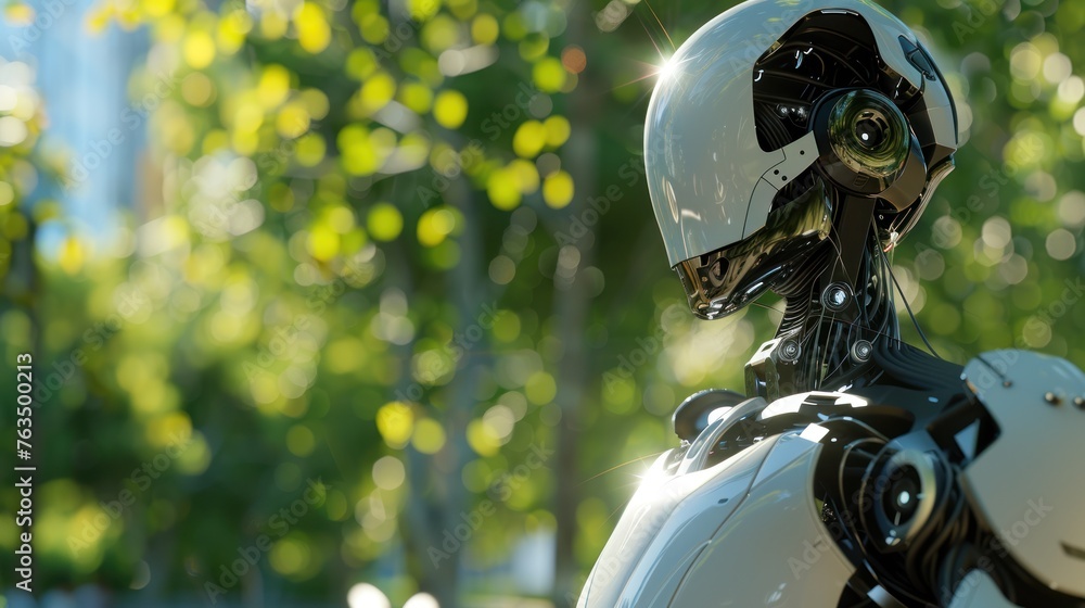 Poster robotic ai,chat bot. generative ai.