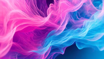 abstract neon pink and baby blue smoke vapor wallpaper background texture organic flowing forms