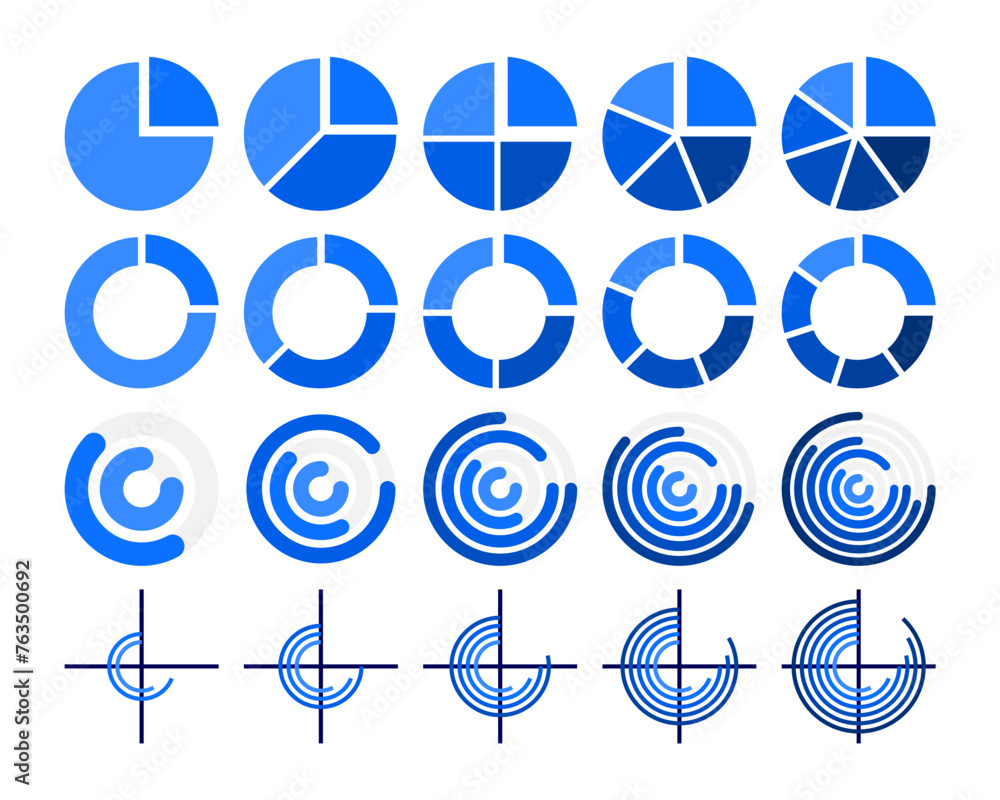 Aufkleber charts diagrams collection. business data market elements. data visualization elements, marketing ch