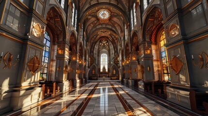 The church is not yet finished. But it is beautiful and magnificent. Definitely takes great photos.  - obrazy, fototapety, plakaty