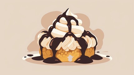 Cupcake icon concept design