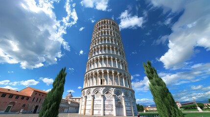 The most famous leaning tower in the world Take cool, unique photos. 