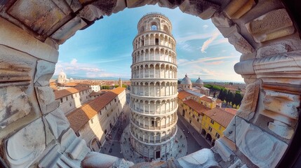 The most famous leaning tower in the world Take cool, unique photos. 