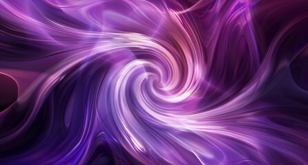 Obraz premium Computer-generated purple swirl in abstract art design
