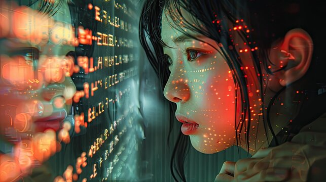 A neon-lit AI language preservation tool documenting and teaching endangered languages