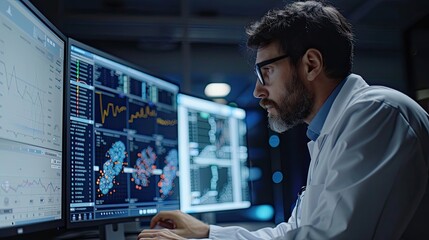 Envision an AI-driven diagnostic tool analyzing patient data for early disease detection