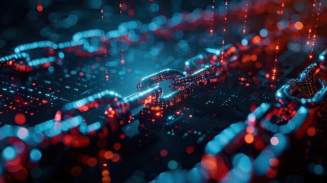 Creative design showing the dismantling of a cybercrime network