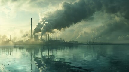 An advanced material absorbing pollutants from the air and water