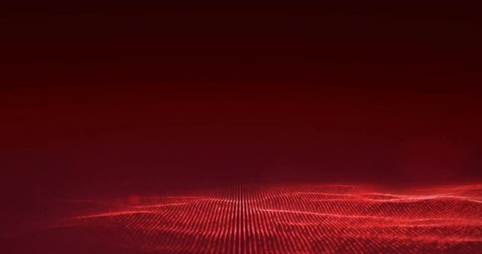 Animation of red light spots on black background