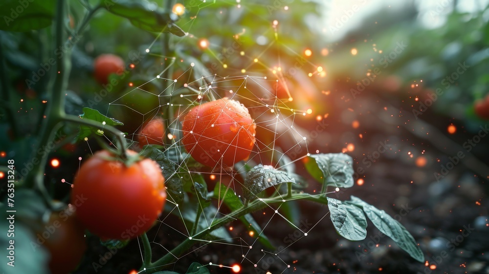 Poster a smart agricultural setup integrating iot and industrial