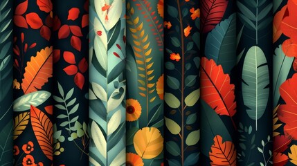 Graphic resources: A set of abstract geometric patterns inspired by nature