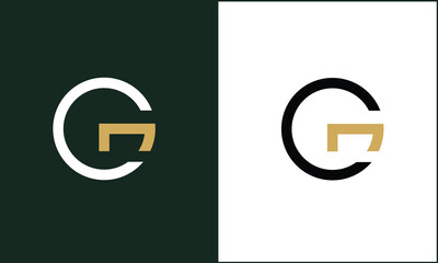 GC, CG, G, C, Abstract Letters Logo Monogram