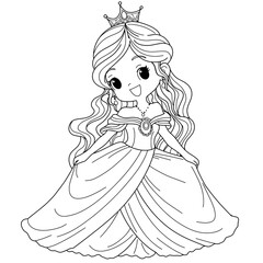 illustration of a princess © bananado