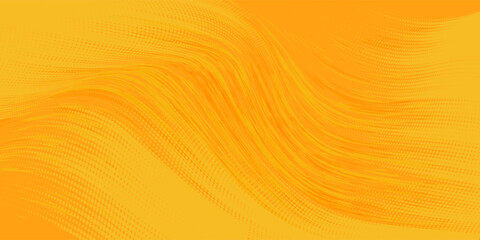 Minimal geometric background. Orange elements with fluid gradient. Dynamic shapes composition. Eps10 vector