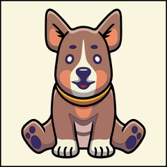 Fototapeta premium Duke color vector illustration