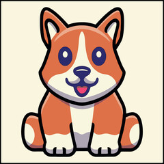 Obraz premium Duke color vector illustration