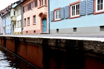 Fototapeta na wymiar Herrenstraße in der Altstadt von Freiburg