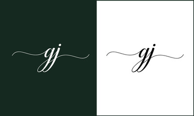 GJ, JG,G , J, Abstract Letters Logo Monogram