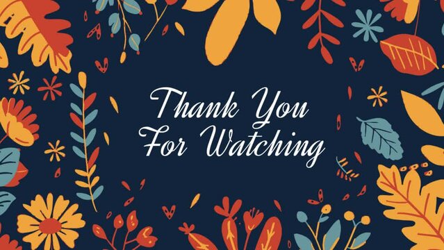 Outro End Screen Youtube Channel Ending Video Animation Template. Thank You for Watching. Like, Comment, Share  - Powered by Adobe