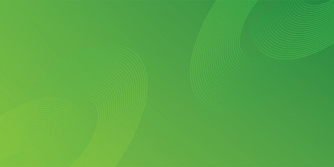 Modern green abstract background featuring a dynamic pattern of white concentric circles