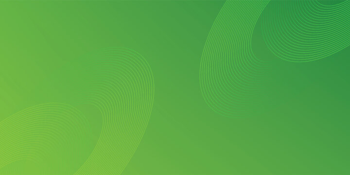 Modern green abstract background featuring a dynamic pattern of white concentric circles