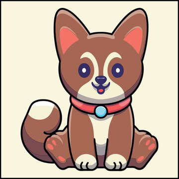 Lucy color vector illustration
