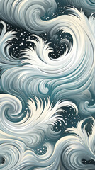 Abstract Swirling Pattern Design

