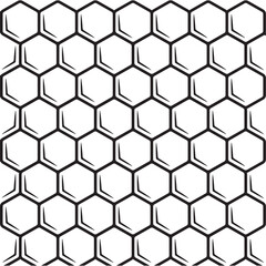 honeycomb pattern silhouette vector