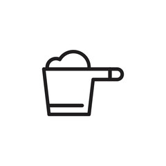 Hygiene routine Set of Simple Cleaning Related Vector Line Icons. Contains Icons like Washing Hands, Bathing, Antibacterial Soap, and more.