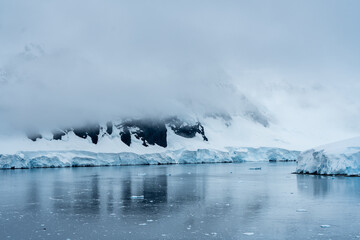 Icebergs in Antarctica