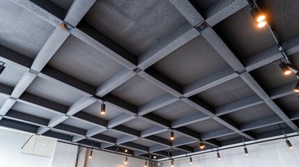 Sophisticated Modern Ceiling Design in Interior Decor. Generative ai