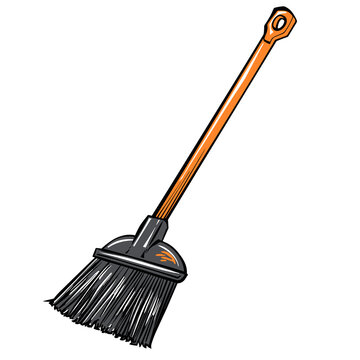 Dustpan Cartoon , Isolated On Transparent, PNG, HD