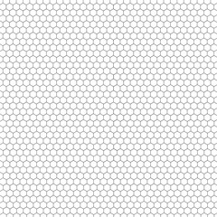 Black outline  honeycomb pattern silhouette premium vector
