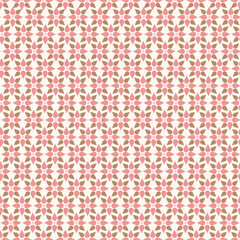 Small pink flowers pattern. Old-fashioned minimalistic digital wallpaper, fabric design for shirts, dresses, apparel textile, garment, wrap packaging, silk scarf, linen, kitchen towels.