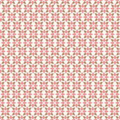 Small pink flowers pattern. Old-fashioned minimalistic digital wallpaper, fabric design for shirts, dresses, apparel textile, garment, wrap packaging, silk scarf, linen, kitchen towels.