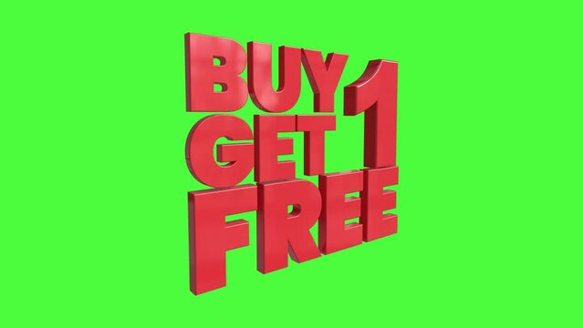 Buy 1 Get 1 Free - Double the Value, Double the Joy! 4k video element 