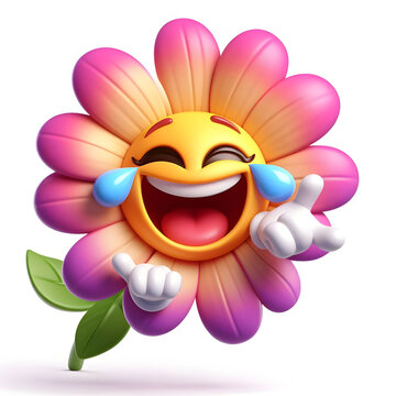 3D Colorful Daisy Flower