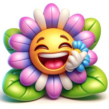 3D Colorful Daisy Flower