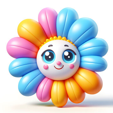 Cute Colorful Daisy Flower