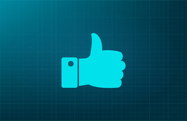 Vector illustration on a blue background.