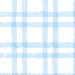 Light Blue Plaid Hand Drawn Background Overlay