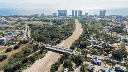 City Waterless River, Drought, Global Warming