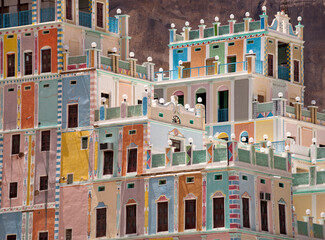 Yemen colorful palace
